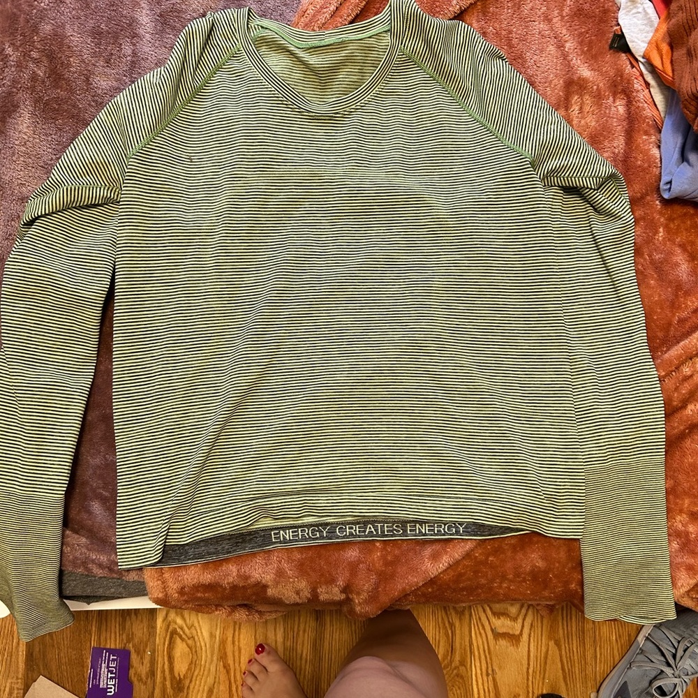 Yellow and Green Lululemon Swiftly